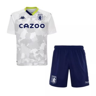 Maglia Aston Villa Terza Bambino 2020/2021 Bianco