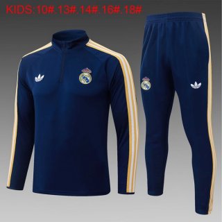 Bambino Felpa Allenamento Real Madrid 2026/2027 Blu 3