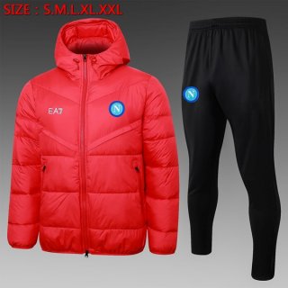 Piumino Napoli Set Completo 2024/2025 Rosso Piumino Napoli Set Completo 2024/2025 Rosso
