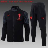 Bambino Giacca AC Milan 2026/2027 Nero 2 Bambino Giacca AC Milan 2026/2027 Nero 2