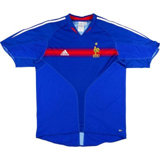 Thailandia Maglia Francia Prima Retro 2004 Blu