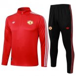Felpa Allenamento Manchester United 2025/2026 Rosso 5