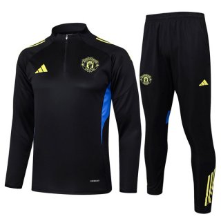 Felpa Allenamento Manchester United 2025/2026 Nero 6 Felpa Allenamento Manchester United 2025/2026 Nero 6
