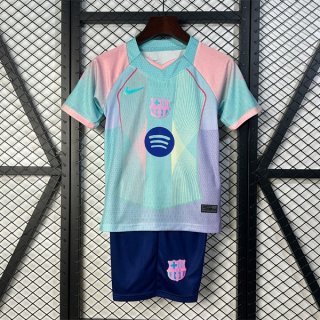 Maglia Barcellona Special Edition Bambino 2025/2026 Verde Maglia Barcellona Special Edition Bambino 2025/2026 Verde