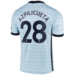 Maglia Chelsea NO.28 Azpilicueta Seconda 2020/2021 Blu