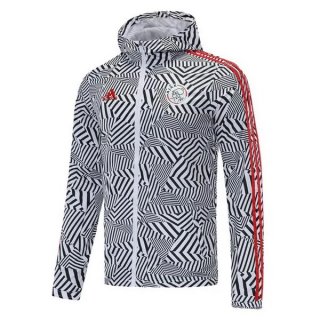 Giacca a vento Ajax 2021/2022 Bianco Giacca a vento Ajax 2021/2022 Bianco