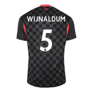 Maglia Liverpool NO.5 Wijnaldum Terza 2020/2021 Nero