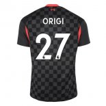 Maglia Liverpool NO.27 Origi Terza 2020/2021 Nero