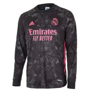 Thailandia Maglia Real Madrid Terza ML 2020/2021 Nero Thailandia Maglia Real Madrid Terza ML 2020/2021 Nero