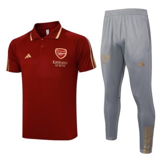 Polo Arsenal Set Completo 2024 Rosso