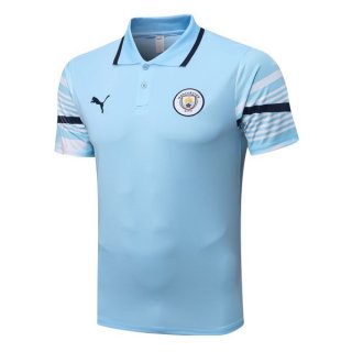 Polo Manchester City 2022-2023 Blu