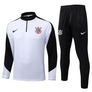 Felpa Allenamento Corinthians 2025/2026 Bianco 5 Felpa Allenamento Corinthians 2025/2026 Bianco 5