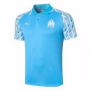 Polo Marseille 2020/2021 Blu Luce Bianco