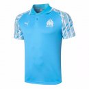 Polo Marseille 2020/2021 Blu Luce Bianco