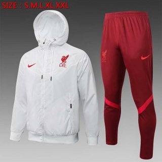 Giacca a vento Liverpool Set Completo 2022 Bianco Rosso