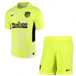 Maglia Atletico Madrid Terza Bambino 2020/2021 Verde Fluorescente