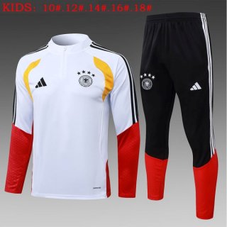 Bambino Felpa Allenamento Germania 2026/2027 Bianco 2