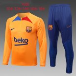 Bambino Felpa Barcellona 2023 Arancione Blu