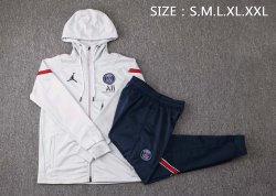 Felpa Cappuccio Paris Saint Germain 2022 Grigio