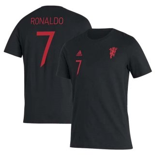 Thailandia Maglia Manchester United Cristiano Ronaldo Nero