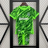 Maglia Sporting Lisbon Portiere Bambino 2025/2026 Verde