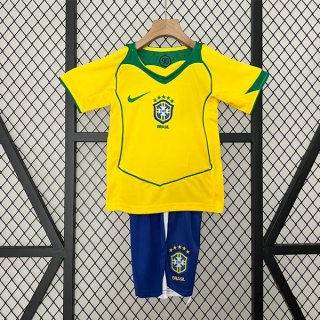 Maglia Brasile Prima Bambino Retro 2004 Maglia Brasile Prima Bambino Retro 2004