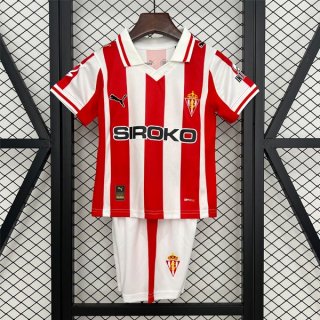Maglia Sporting Gijon Prima Bambino 2025/2026