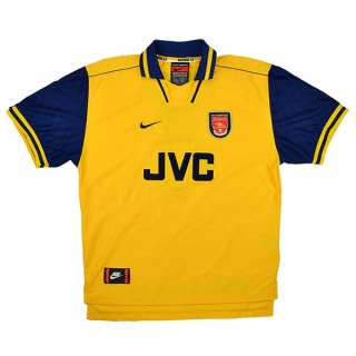 Thailandia Maglia Arsenal Seconda Retro 1996 1997 Giallo