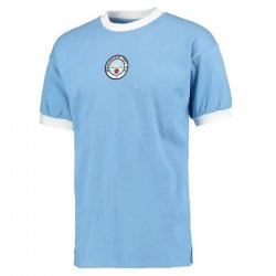 Thailandia Maglia Manchester City Prima Retro 1972 Blu