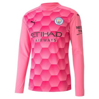 Thailandia Maglia Manchester City Terza ML Portiere 2020/2021 Rosa Thailandia Maglia Manchester City Terza ML Portiere 2020/2021 Rosa