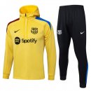 Felpa Cappuccio Barcellona 2025/2026 Giallo 5