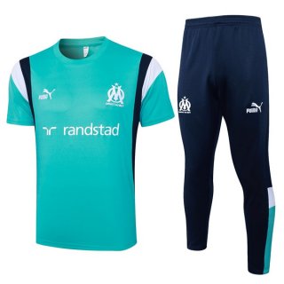 Thailandia Maglia Marseille Set Completo 2024 Blu