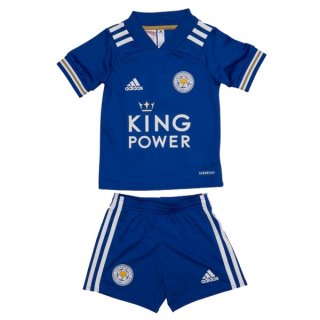 Maglia Leicester City Prima Bambino 2020/2021 Blu
