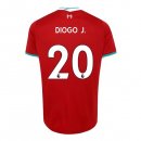 Maglia Liverpool NO.20 Diogo Jota Prima 2020/2021 Rosso