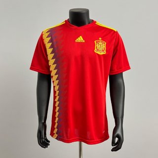 Maglia Spagna Prima Retro 2018 Maglia Spagna Prima Retro 2018