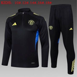 Bambino Felpa Allenamento Manchester United 2025/2026 Nero 5 Bambino Felpa Allenamento Manchester United 2025/2026 Nero 5