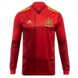 Maglia Spagna Prima Manga Larga 2020 Rosso