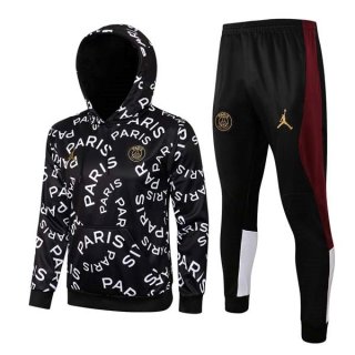 Felpa Cappuccio Paris Saint Germain 2022 Bianco Nero 1 Felpa Cappuccio Paris Saint Germain 2022 Bianco Nero 1