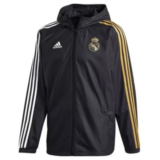 Giacca a vento Real Madrid 2020/2021 Nero Giallo Giacca a vento Real Madrid 2020/2021 Nero Giallo