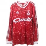 Thailandia Maglia Liverpool Prima ML Retro 1989 1991 Rosso