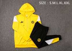 Felpa Cappuccio Borussia Dortmund 2022 Giallo