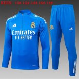 Bambino Felpa Allenamento Real Madrid 2025/2026 Blu 6