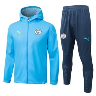 Giacca Cappuccio Manchester City Blu 2025/2026 5 Giacca Cappuccio Manchester City Blu 2025/2026 5