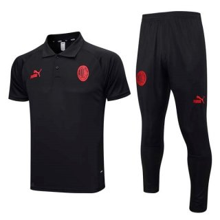 Polo AC Milan Set Completo 2023/2024 Nero 2 Polo AC Milan Set Completo 2023/2024 Nero 2