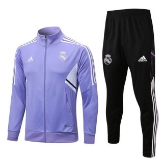Giacca Real Madrid 2022/2023 Porpora Nero Giacca Real Madrid 2022/2023 Porpora Nero