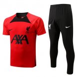 Maglia Liverpool Set Completo 2022-2023 Rosso