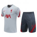 Maglia Formazione Liverpool Set Completo 2020/2021 Grigio