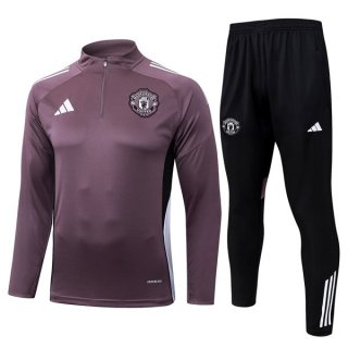 Felpa Allenamento Manchester United 2025/2026 Porpora 5 Felpa Allenamento Manchester United 2025/2026 Porpora 5