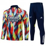 Felpa Allenamento Arsenal 2025/2026 Blu Rosso 5
