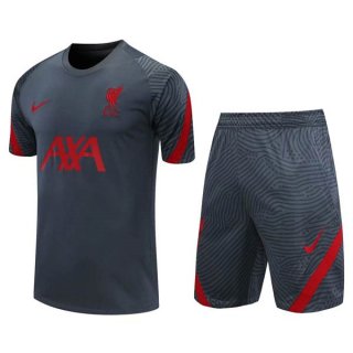 Maglia Formazione Liverpool Set Completo 2020/2021 Grigio Rosso Maglia Formazione Liverpool Set Completo 2020/2021 Grigio Rosso